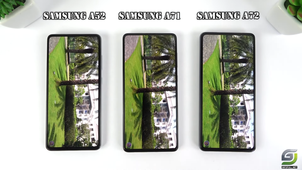 Samsung Galaxy A Vs Samsung A Vs Samsung A Video Test Display