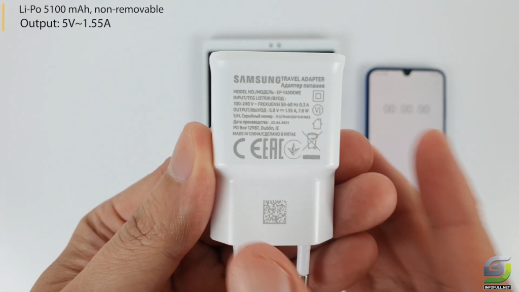 Samsung Galaxy Tab A Lite Battery Charging Test To W