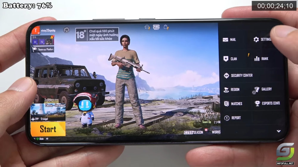 Samsung Galaxy S22 5G Test Game PUBG Mobile GSM FULL INFO