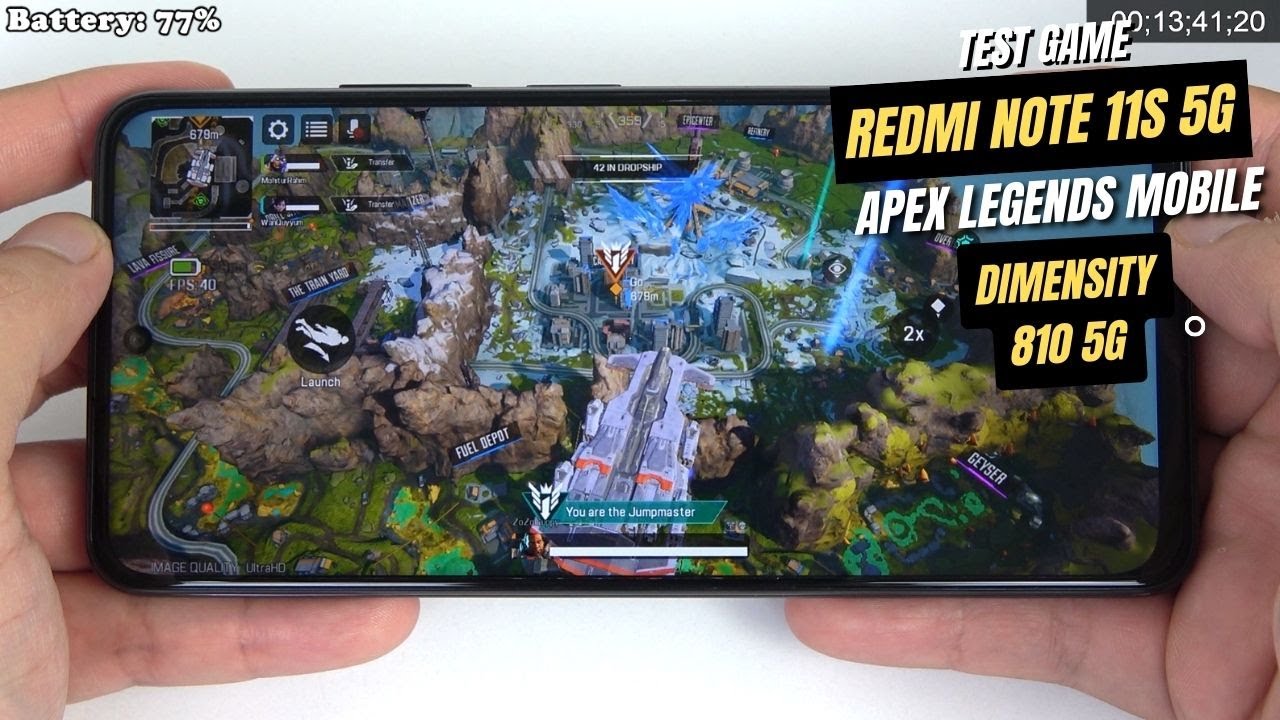 Xiaomi Redmi Note S G Test Game Apex Legends Mobile Dimensity