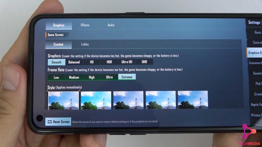 Test Game Pubg Max Setting On Oppo Reno Z Smooth Extreme With