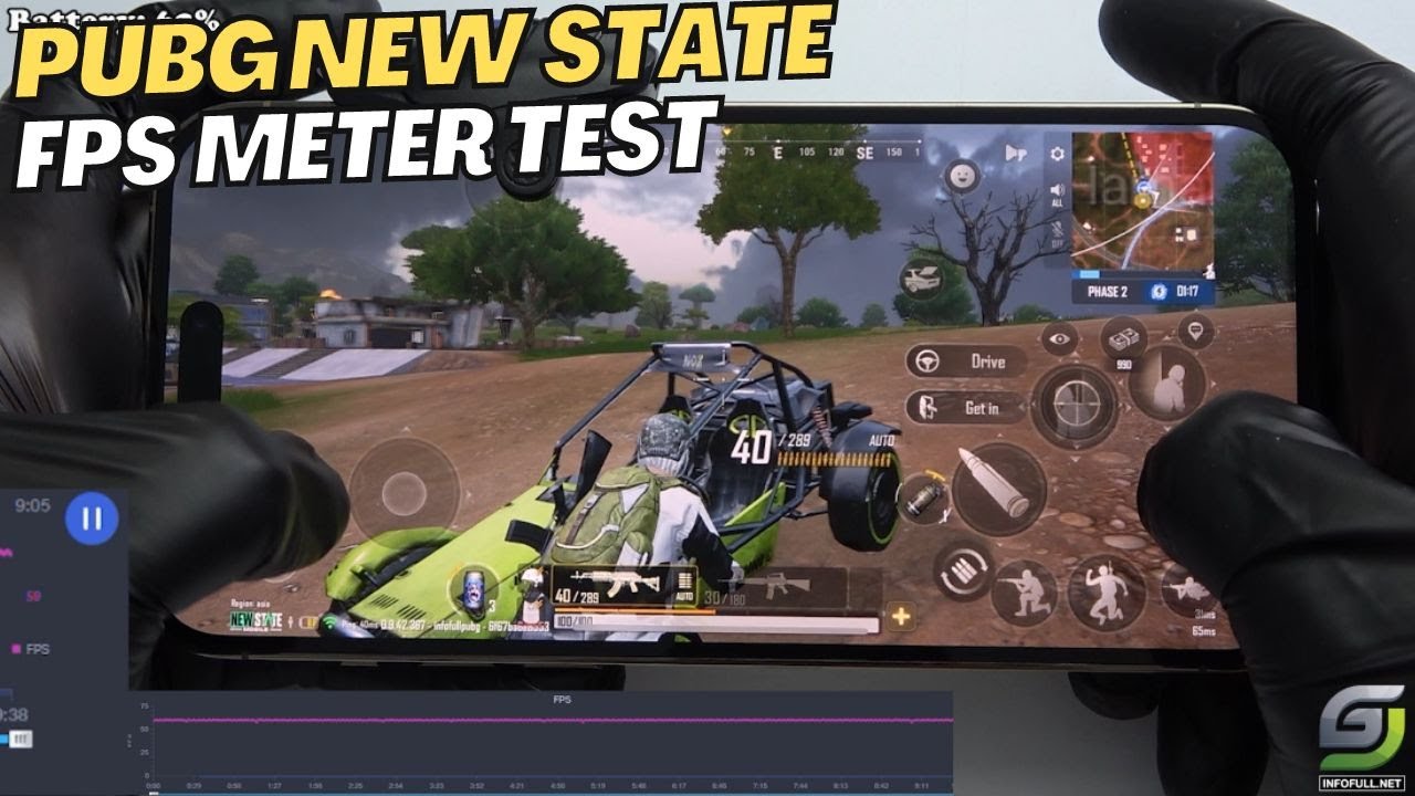 Iphone Pro Max Test Game Pubg New State Max Setting With Fps Meter