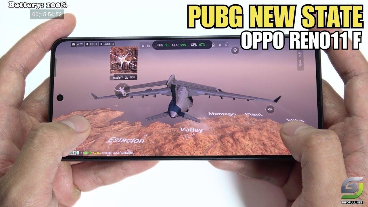 Oppo Reno F Test Game Pubg New State Ultra Fps Dimensity