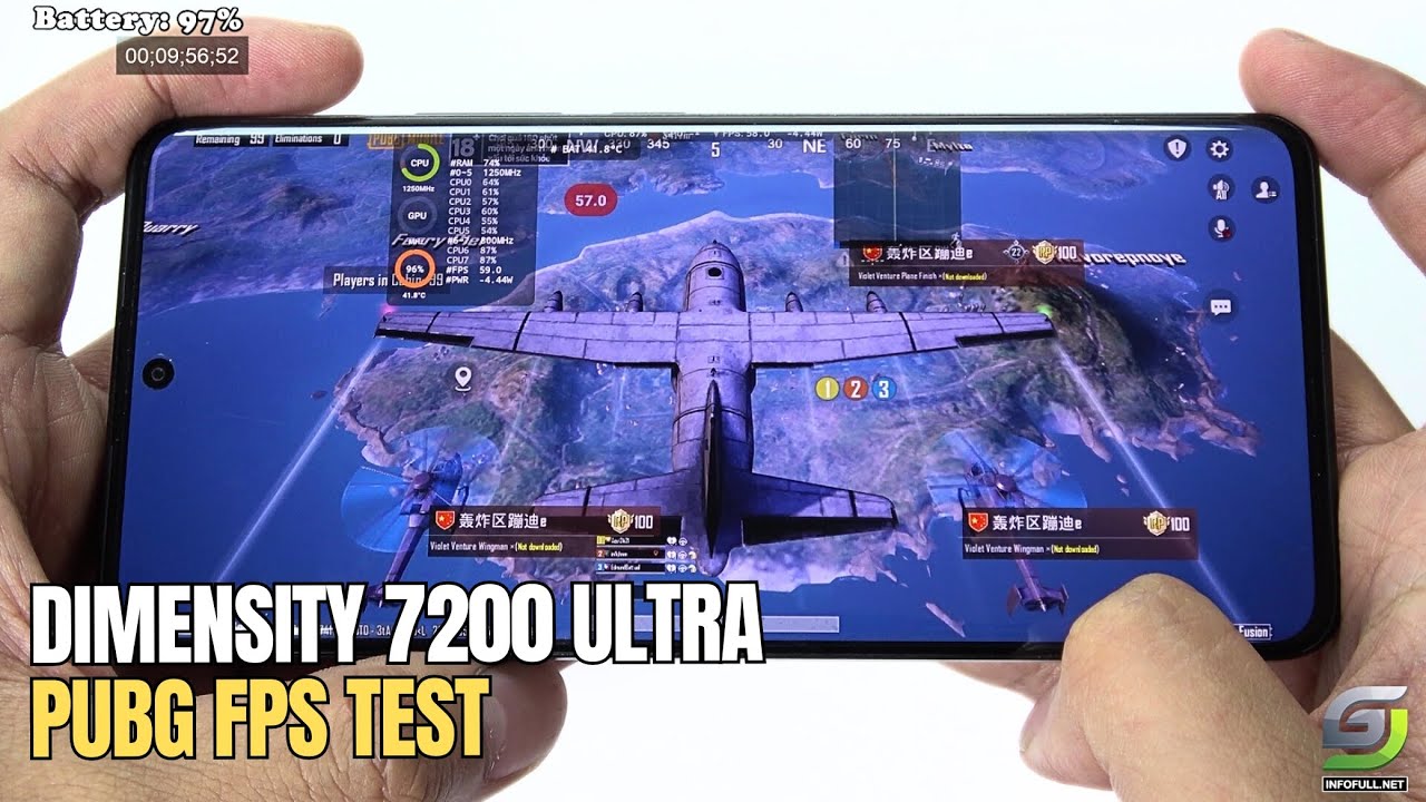 Redmi Note 13 Pro Plus Test Game PUBG Update 2024 Dimensity 7200