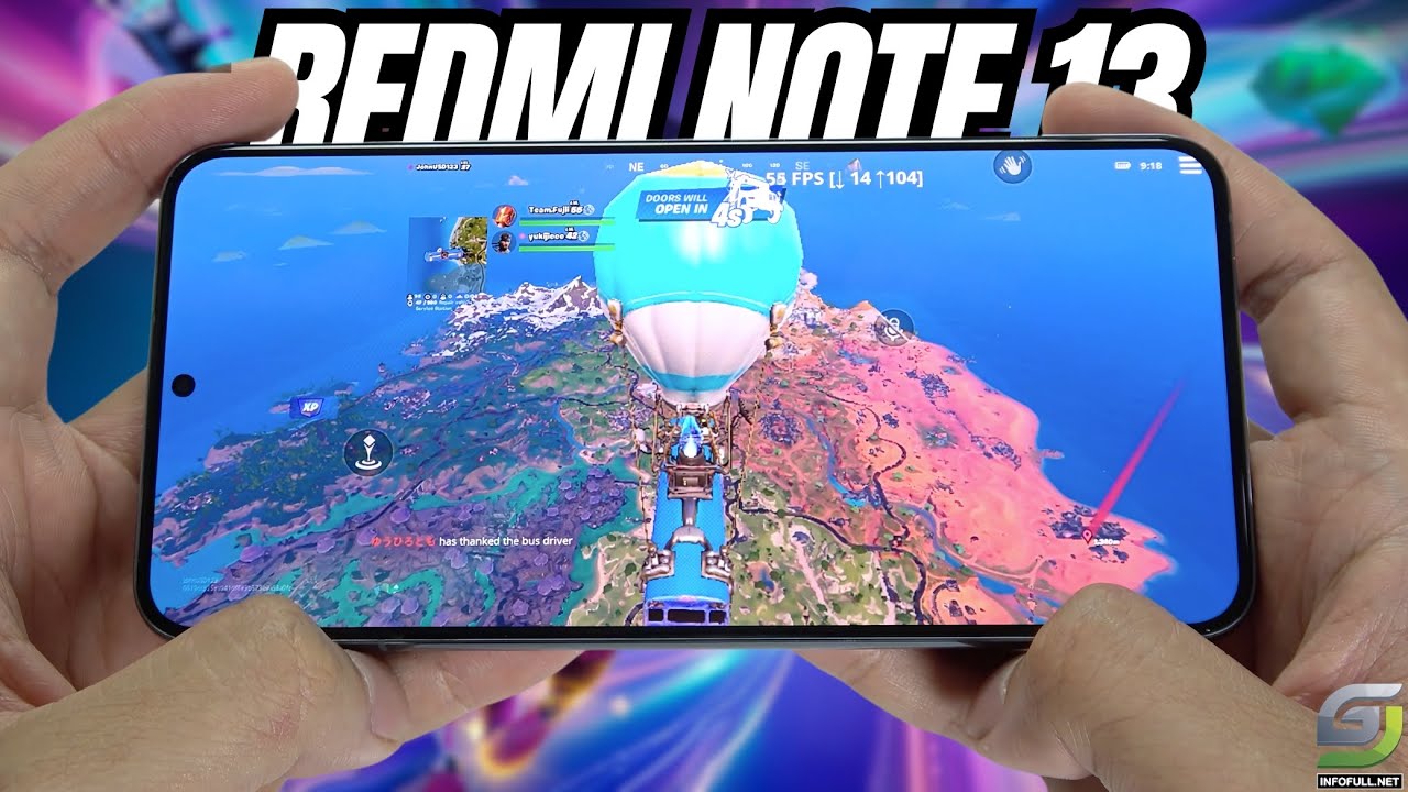 Xiaomi Redmi Note Fortnite Mobile Gameplay Update Snapdragon