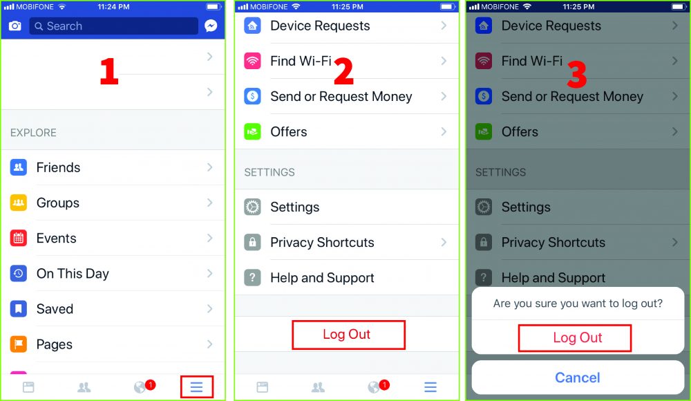 How to log out of Facebook account for all device GSM FULL INFO