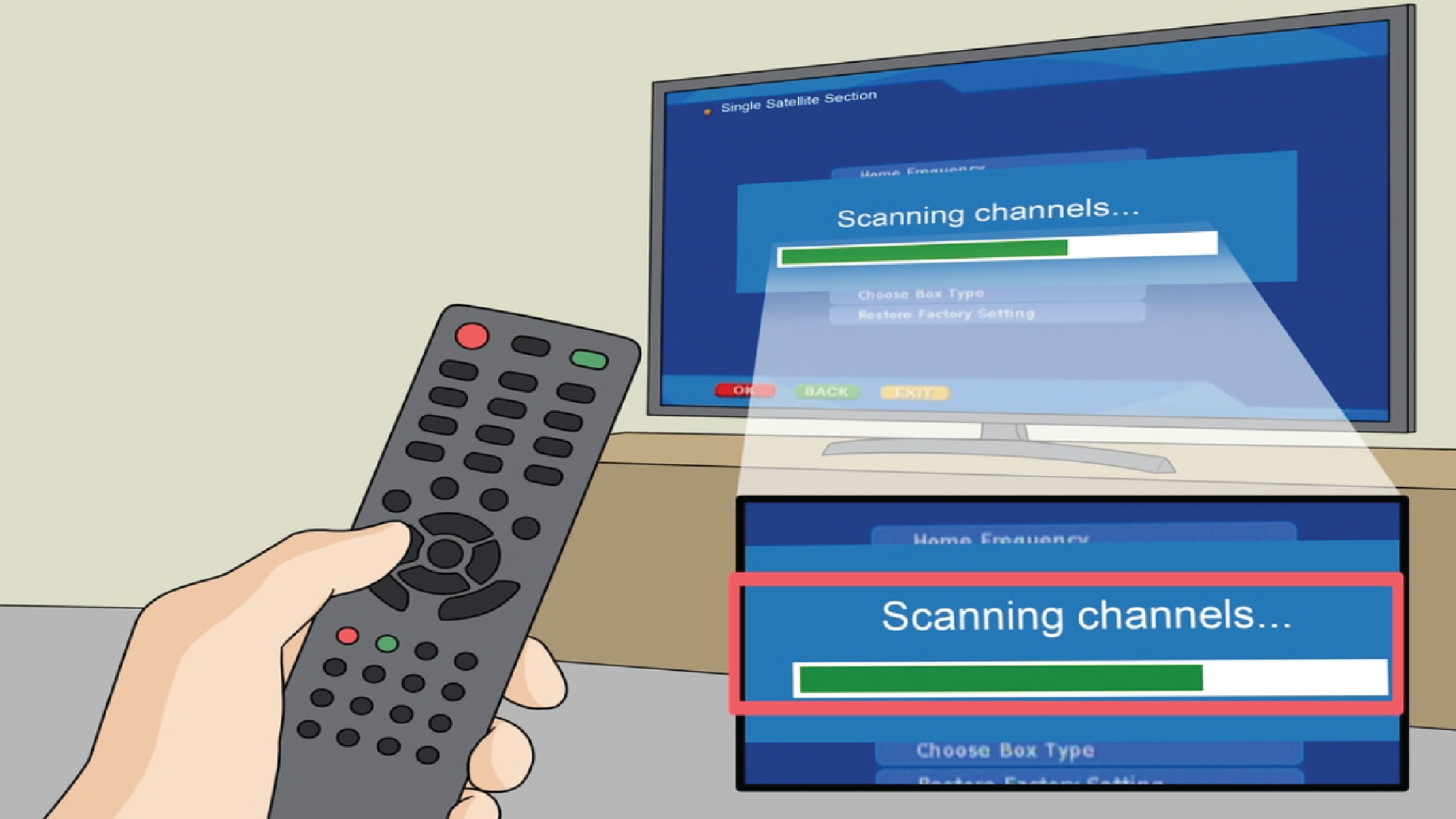 How to Scan For Channels on Android tivi sony GSM FULL INFO