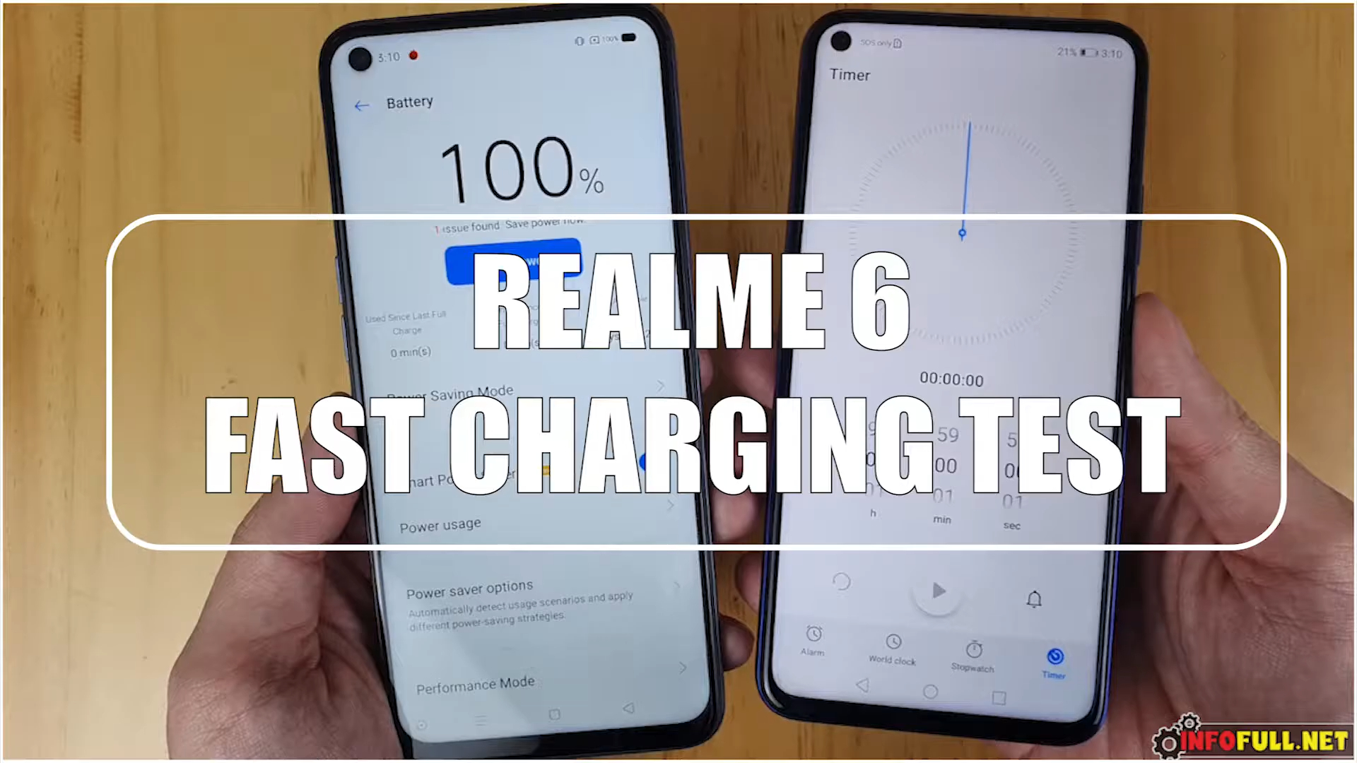 realme 6 battery ways