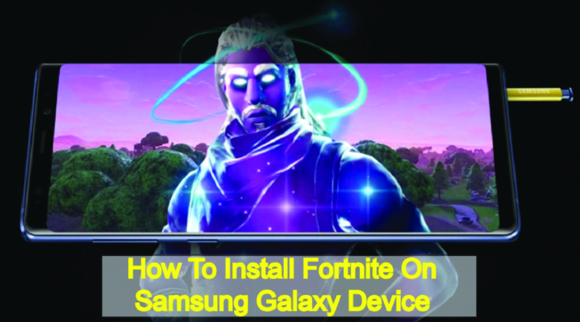 how to get fortnite on pc samsung