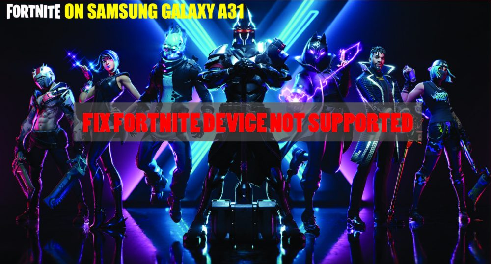 fortnite samsung a31