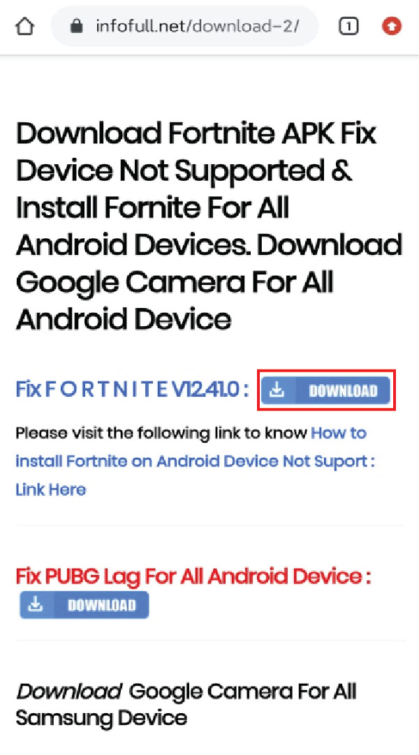 fortnite apk free download
