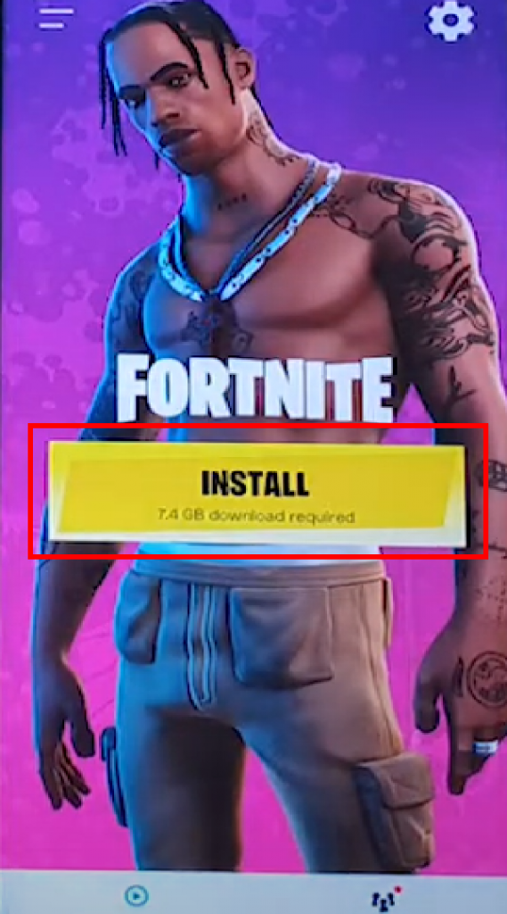 samsung galaxy tab s5e fortnite