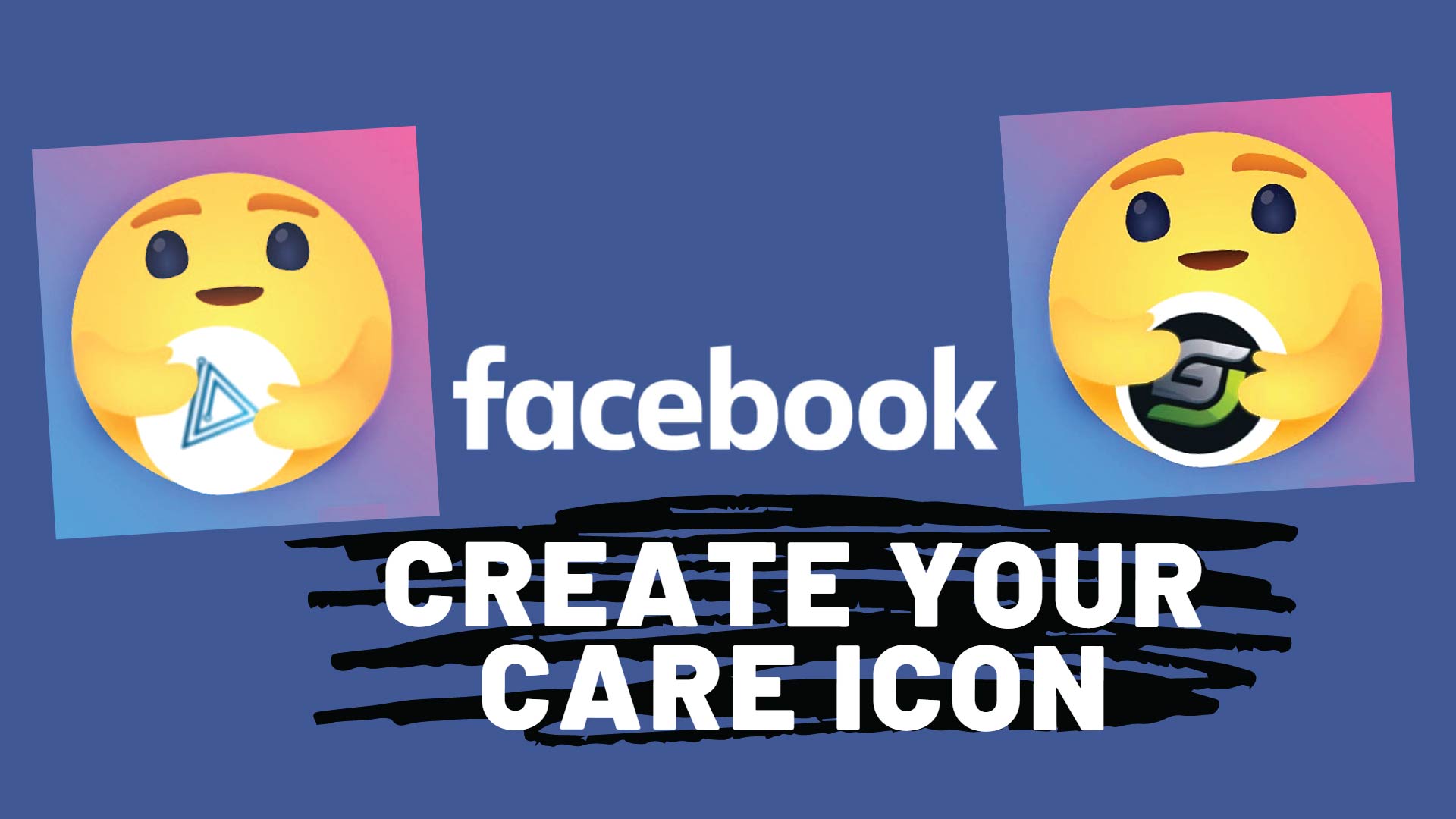 How to create a new Facebook Care reaction image hug your photo easily