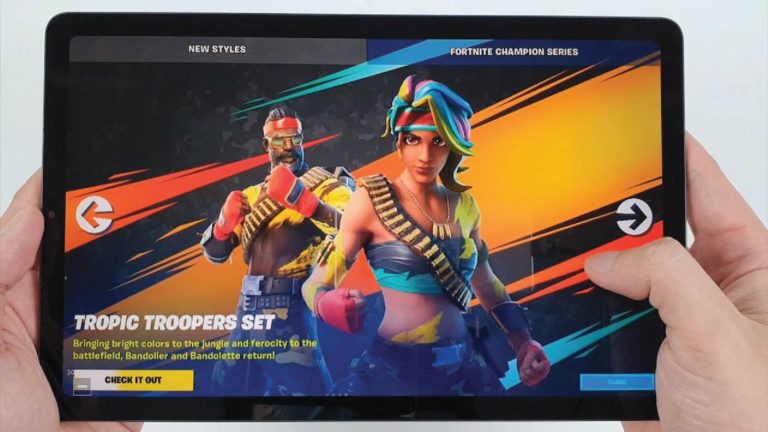 fortnite samsung tab s6 lite