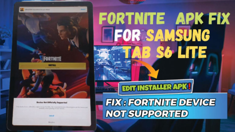 samsung s6 lite fortnite