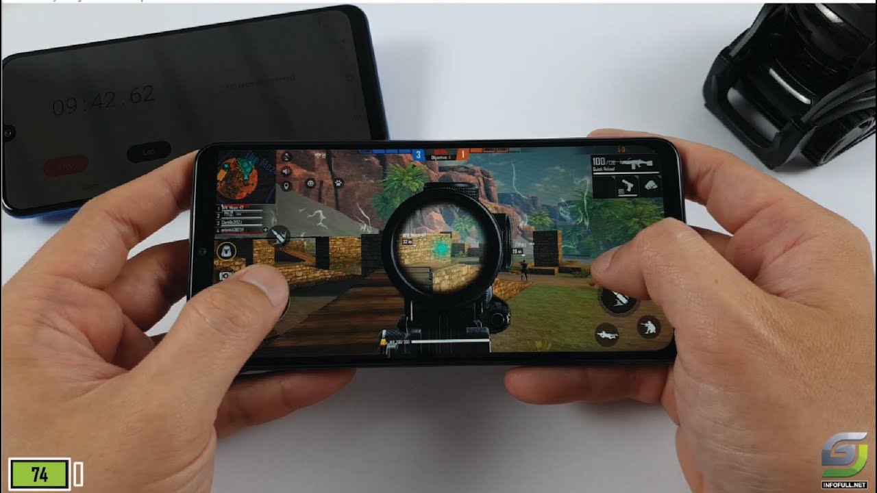 samsung a12 free fire test