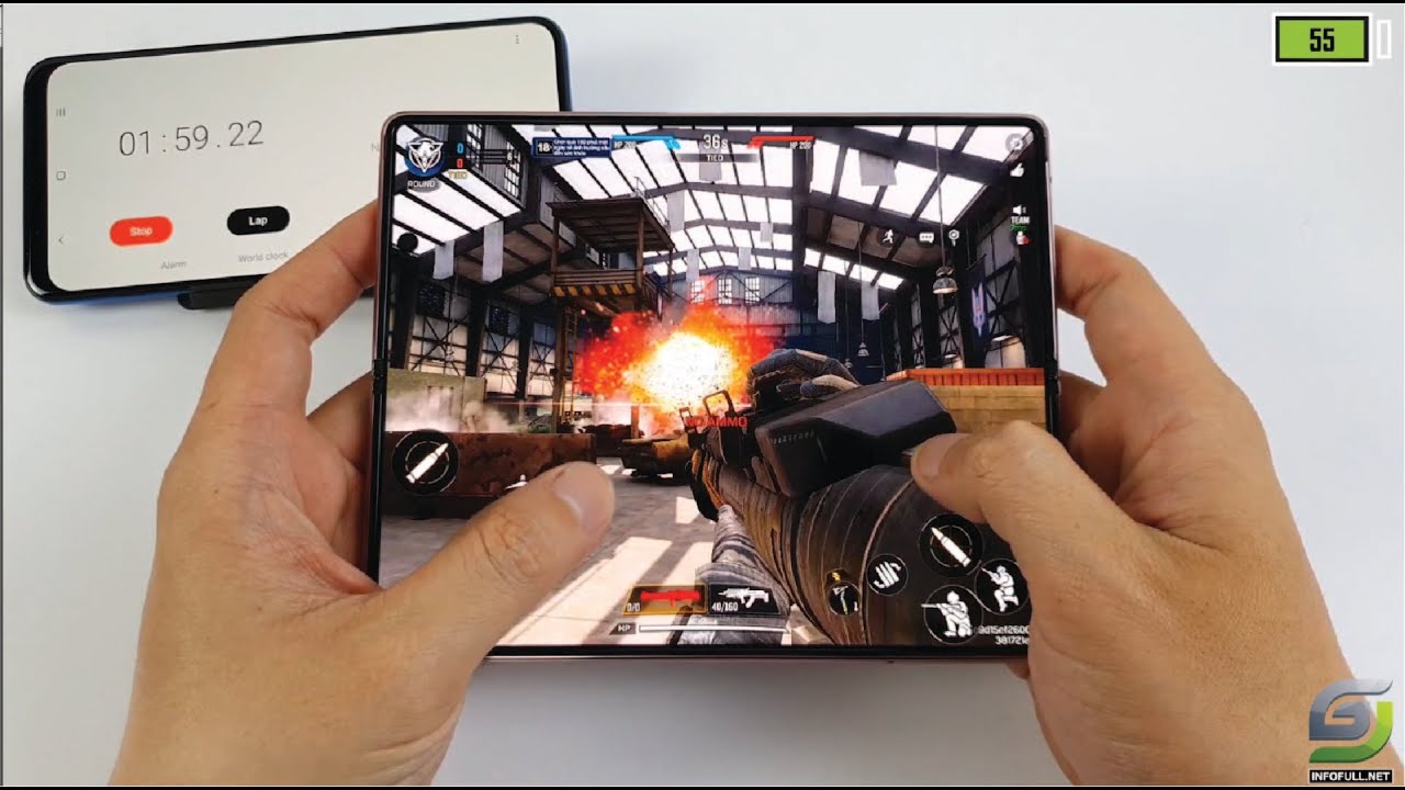 galaxy z fold 2 pubg