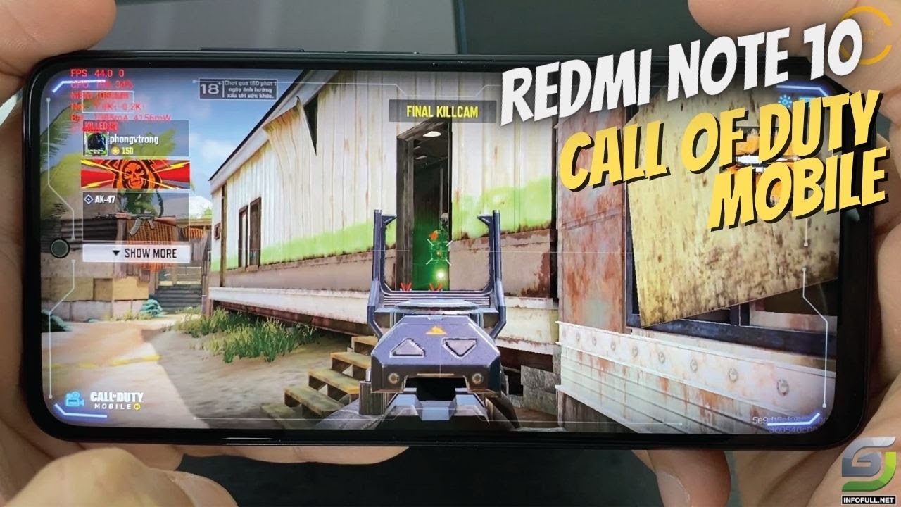 call of duty mobile en xiaomi redmi note 10