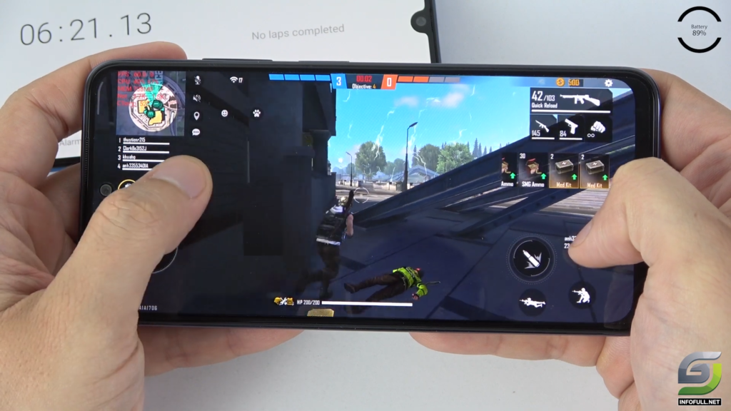 Redmi Note 10S test game Free Fire - GSM FULL INFO