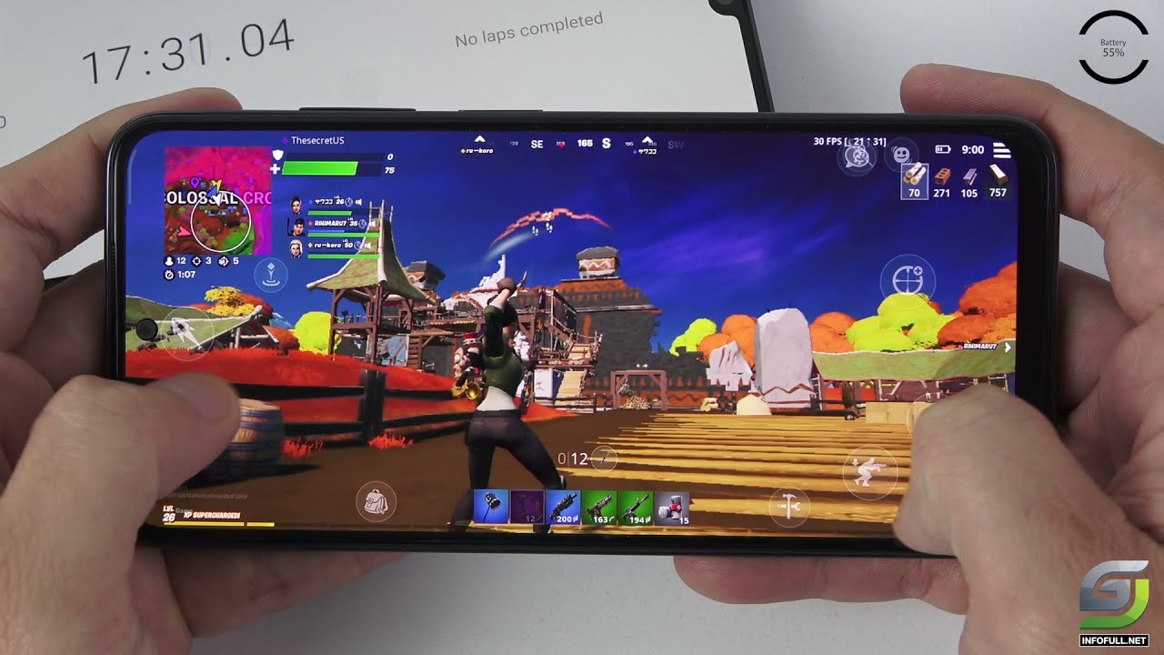 redmi note 10 fortnite gameplay