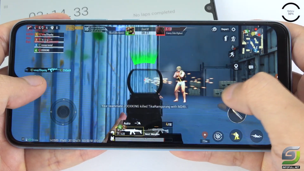 Realme C21Y test game PUBG with FPS & Heating Test Graphics, Gameplay