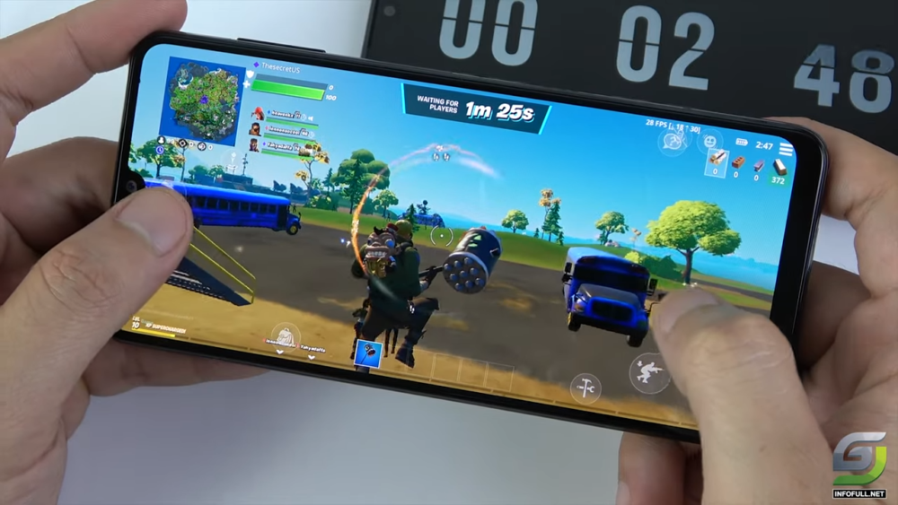 Samsung Galaxy A22 Fortnite Gameplay - GSM FULL INFO