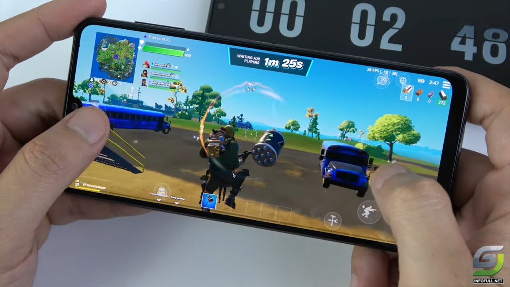 samsung a21s fortnite