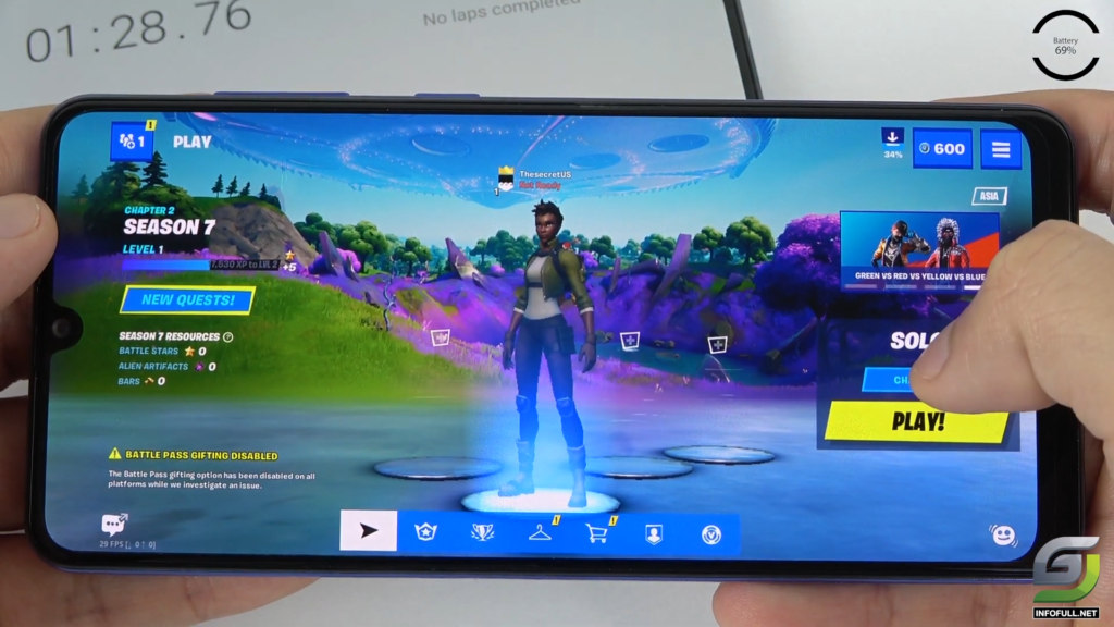 fortnite samsung a31