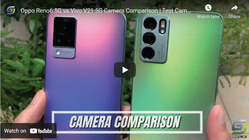 Oppo Reno6 Z 5G vs Vivo V21 5G Camera Comparison