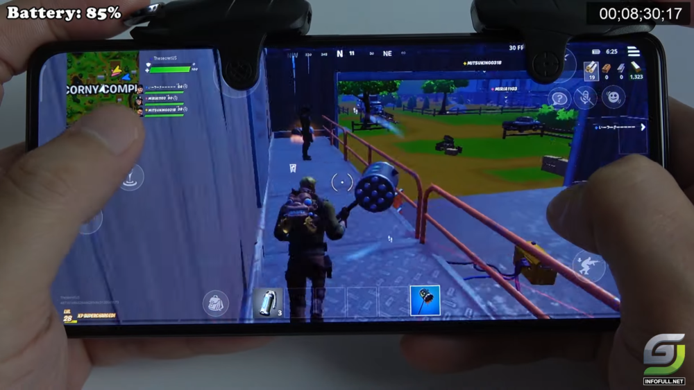 mi note 10 lite fortnite