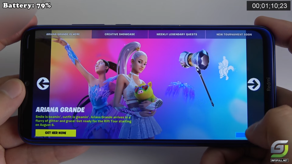 Потянет ли fortnite на xiaomi redmi note 8 pro