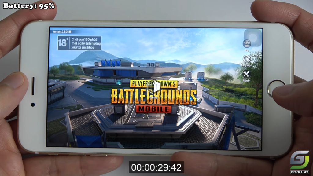 iPhone 6s Plus test game PUBG Mobile 2021 - GSM FULL INFO