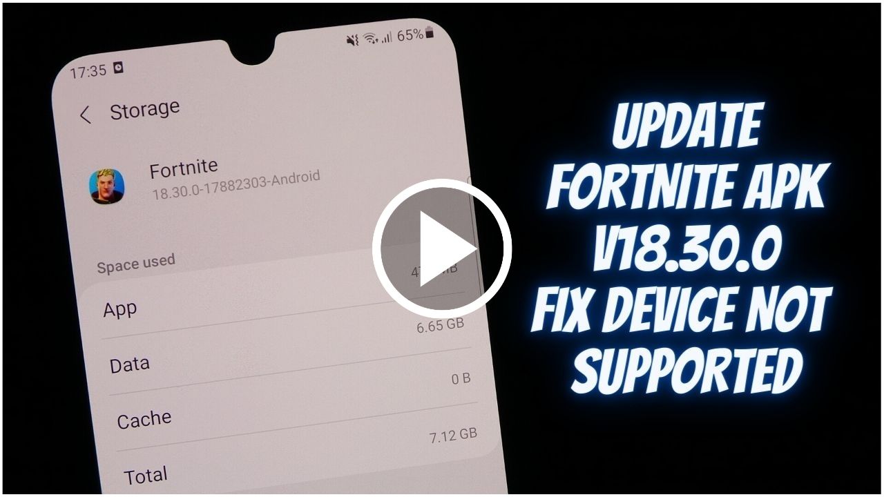 Fortnite APK V18.30 For Xiaomi