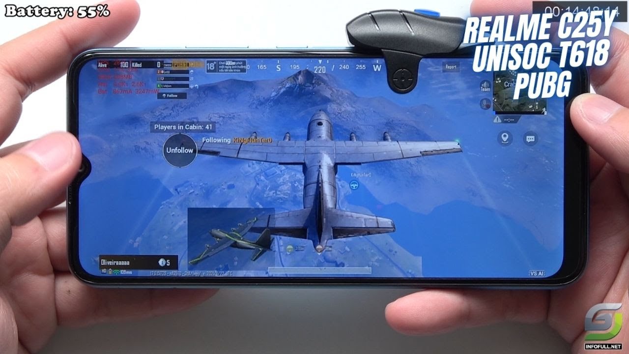 realme c25y 4 128 pubg test