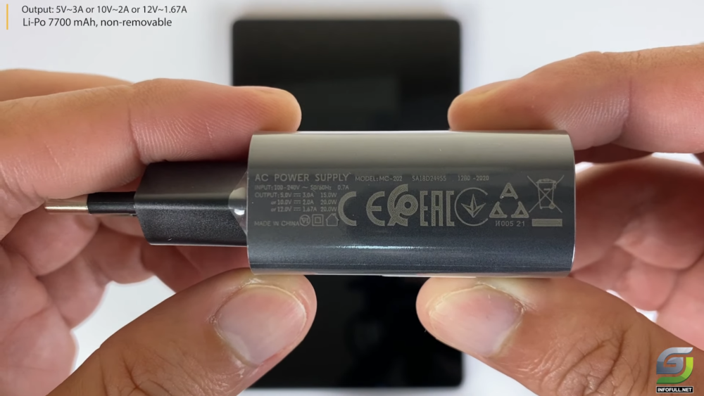 Lenovo Tab P11 Plus Battery Charging test 0 to 100 20W charger