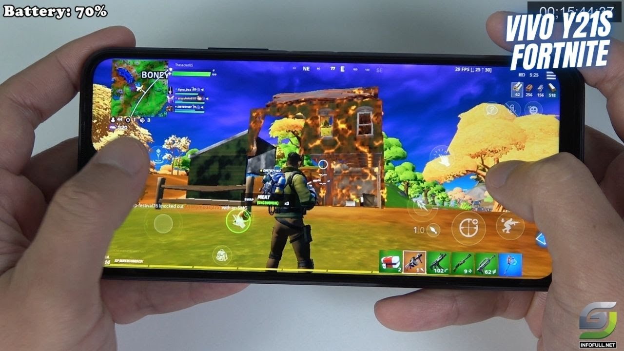 Vivo Y21s Fortnite Gameplay - Gsm Full Info