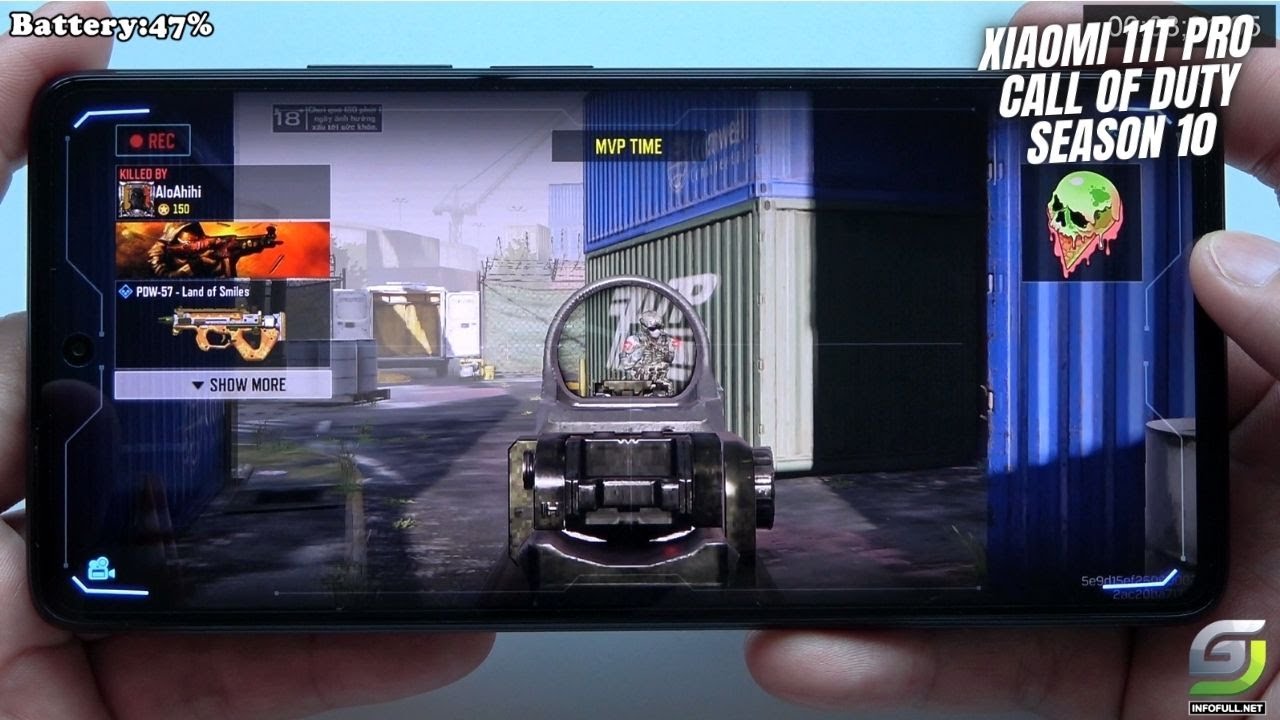 Xiaomi 11T Pro test game Call of Duty Mobile CODM - GSM FULL INFO %