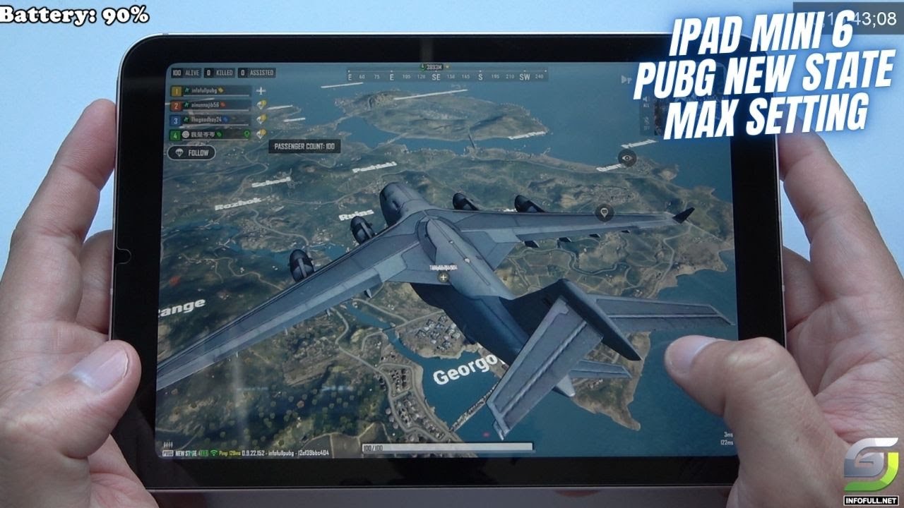 ipad mini 7 pubg graphics