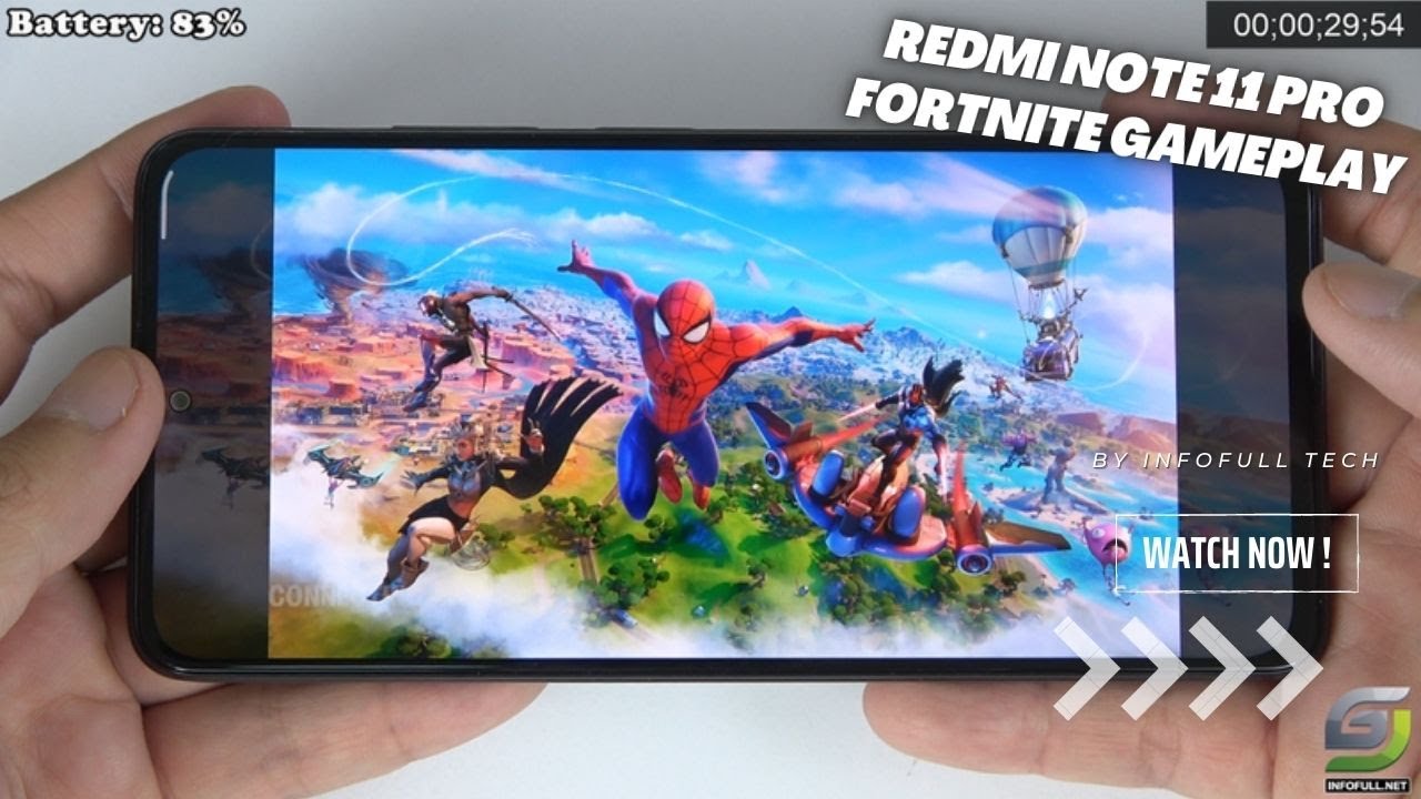 se puede jugar fortnite en redmi note 11