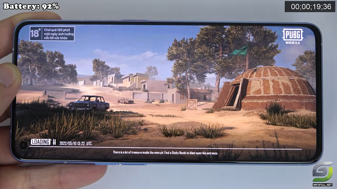 Oppo Reno 7 Pro 5G test game PUBG Mobile