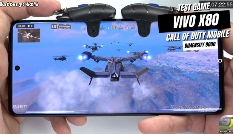 Vivo X80 Pro Fortnite Mobile Gaming test