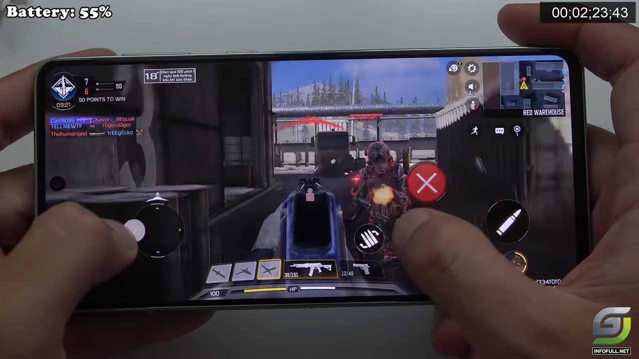 Samsung Galaxy A73 Test Game Call of Duty