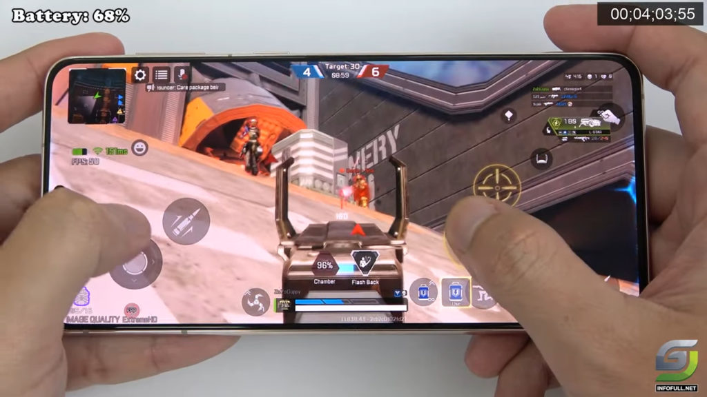 Samsung Galaxy S21 Plus test game Apex Legends Mobile - GSM FULL INFO