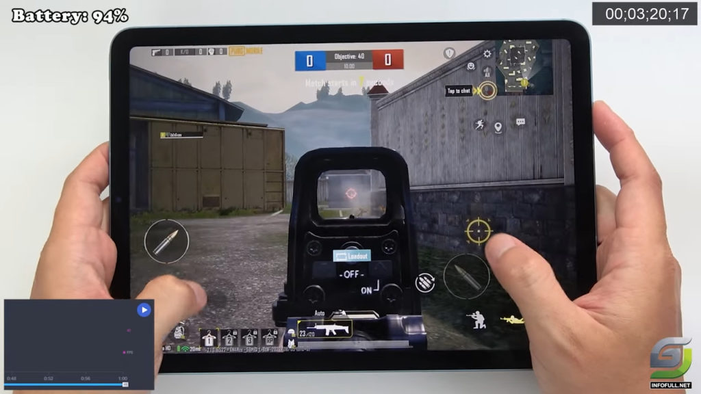 ipad air 5 pubg graphics