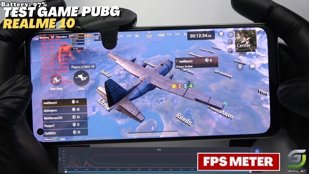 realme 10 pubg mobile kaç fps