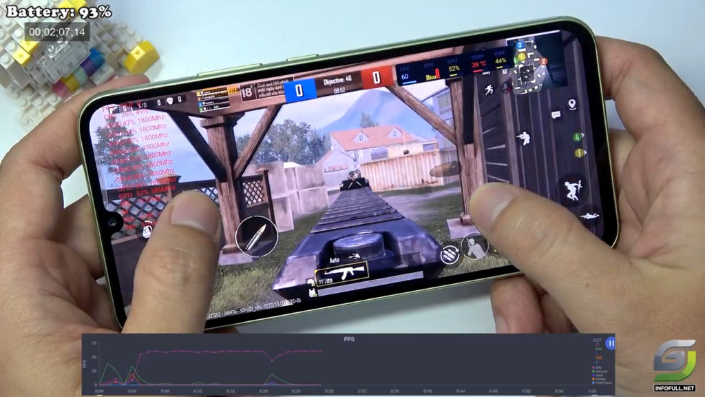 samsung galaxy note 8 pubg test fps