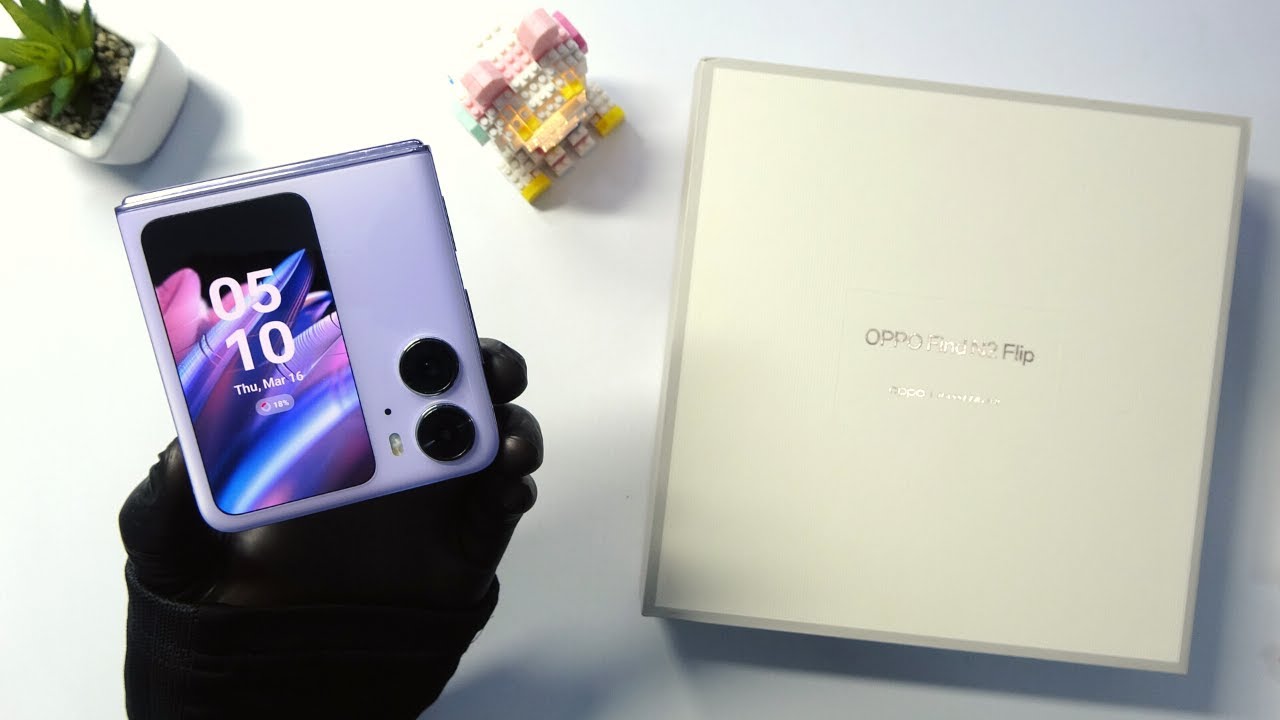 Oppo Find N2 Flip Unboxing Hands On Antutu Design Unbox Camera