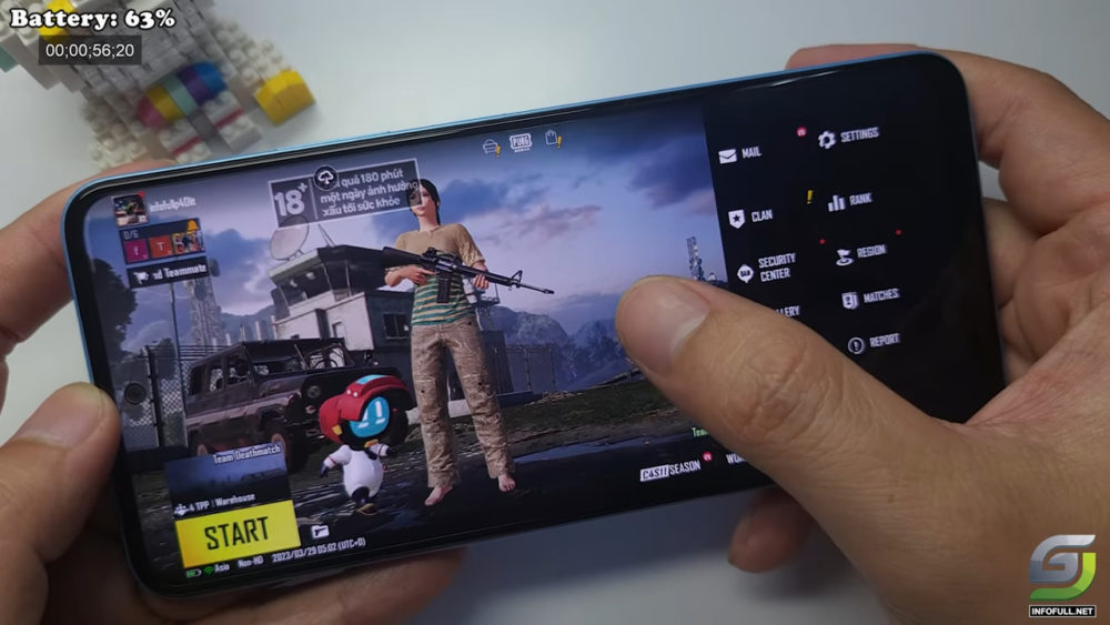 redmi note 12 turbo pubg test fps