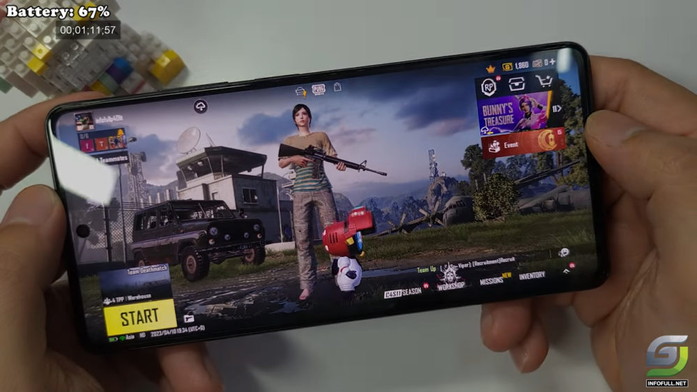 redmi note 12 pro plus 5g pubg test