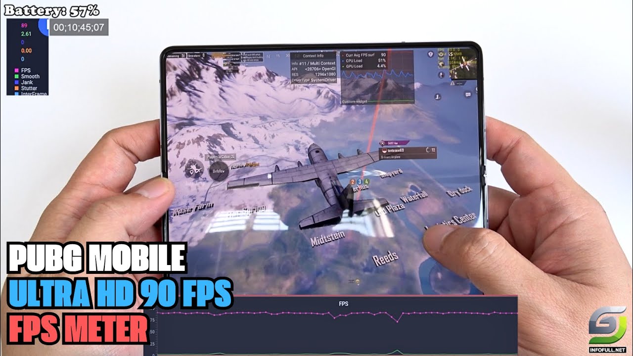 samsung z fold 4 5g pubg test